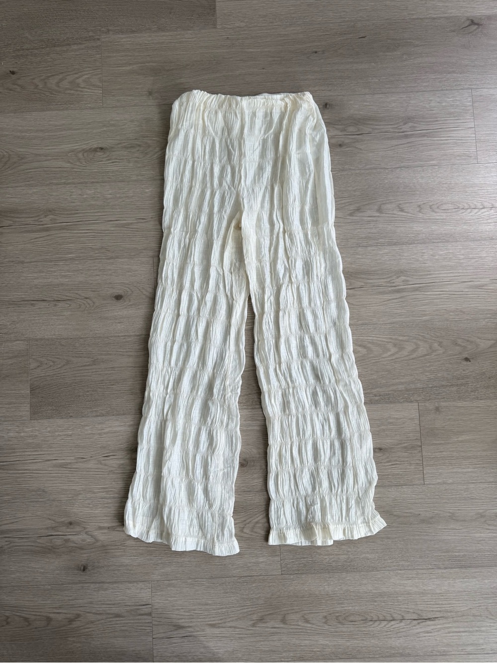 Nasty Gal Sheer Ruched Pants